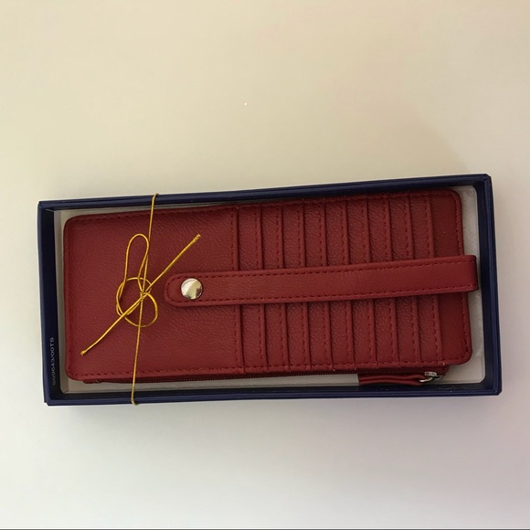 TravelSmith Handbags - TRAVELSMITH  RED CREDIT CARD STACKER NEW IN BOX